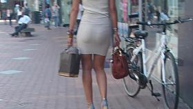 Business Woman Has Thong Issues