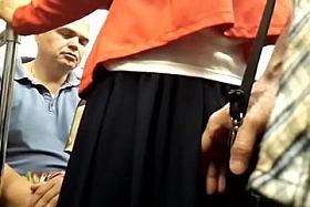 touch ass in the subway 7