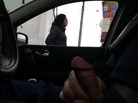 Flashing in the car 17