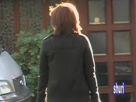 Pants sharking scene of delicious oriental tramp losing her bottom part