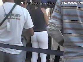 Sexy asses and cameltoes of hostesses