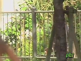 Feeling alive when she gets no panties sharked in the park