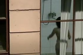 Stunning naked girls across the street