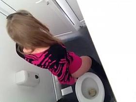 Spy toilet romania nice girl