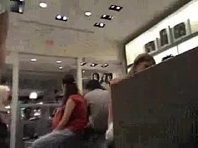 Upskirt - sexy legs and butt