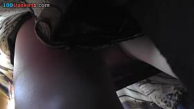 Hawt candid upskirt in the street