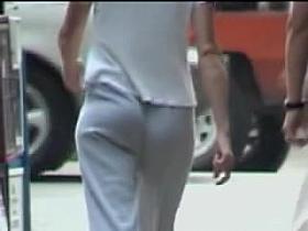 Lose pants on the amateur girl on street candid video 07zj