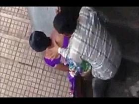 Couple spied on while having sex