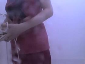 Chick enters into wired beach cabin