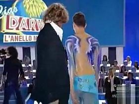 Stunning models in a sexy runway fashion show