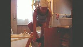 Hairy Girl in Bath - Part 2