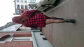 Candid sexy legs in pantyhose #3