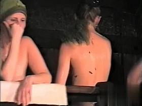 Hidden cameras in public pool showers 557