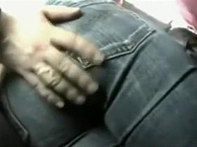 She realized she is getting groped