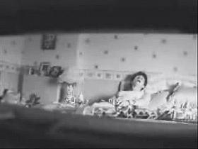 Hidden cam catches ma old mom masturbating