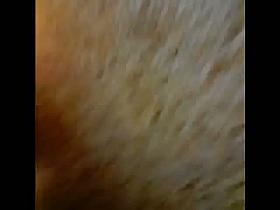 City chase for an upskirt shot of a beautiful blonde ass