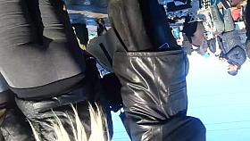 spy big ass sexy blonde sweatpants romanian