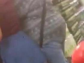 Amazing hot teen in the shopping center Part 1