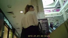 upskirt in Moscow