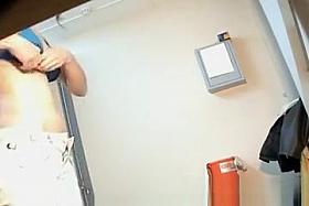 Sexy Hairy girl spyed Getting changed