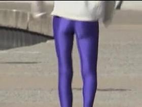 Long legged amateur in the candid ass leggings on my camera 03zo