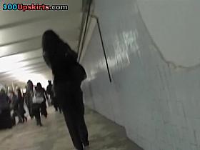 Nifty episode of constricted a-hole panties