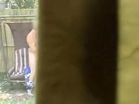 The girl next door invites her boyfriend.