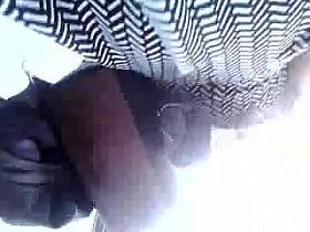 skinny girl white panties