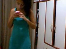 Hot sister prepares for a night out