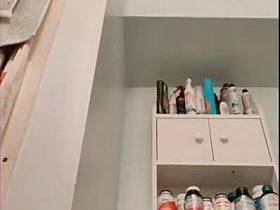 My stepsister 19 shaves her tight pussy