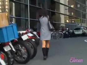 Tall tight Japanese slag getting intercepted by some kinky sharking fellow