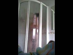 ex gf 21 years old taking shower natural big boobs