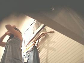 The exciting video with horny public amateur upskirts