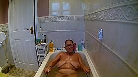 Spying, Hidden Cam in Bathroom, Mom Caught Shaving Pussy