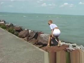 young teens pissing in public