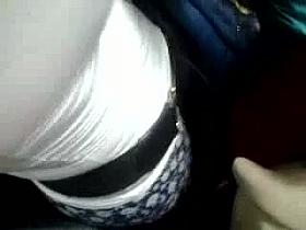 She definitely wanted to touch my cock while being encoxada