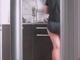 culotte noire PAWG vid04