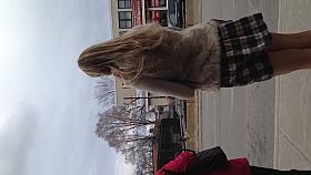 Beautiful girl with beautiful legs