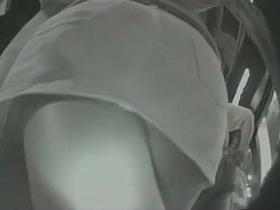 Blonde babe with cute ass in up skirt shot on candid cam