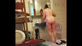 Saggy Tits MILF Bathroom