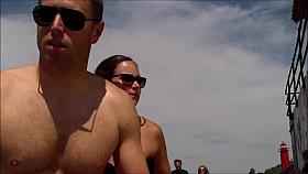 Candid Beach Bikini Butt Ass West Michigan Booty Quickie