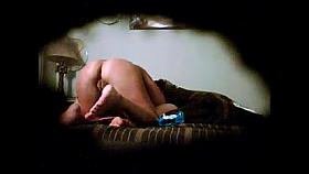 Girl sucks and fucks big dick on hidden cam