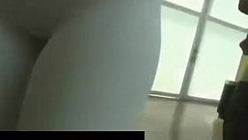 Lovely Curvy Ass in white leggings