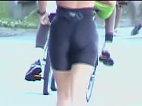 Sexy short shorts ass voyeured by the kinky spyman 07zl