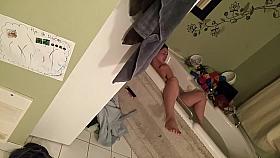 a milf pisses outdoors