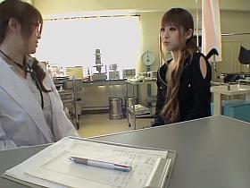Female Japanese gynecologist fucks her awesome patient