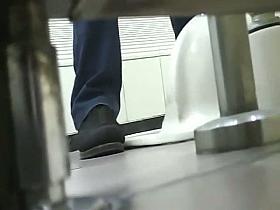 Hairy woman voyeur piss video