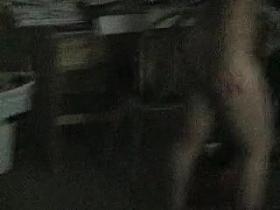 Hidden cam - Trough window - teen rubs body