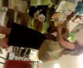 Cute young MILF with a nice thong