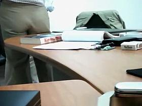 Boss nails his girl friday